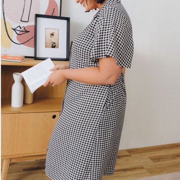Addition Elle Gingham Dress - Picture 1 of 9